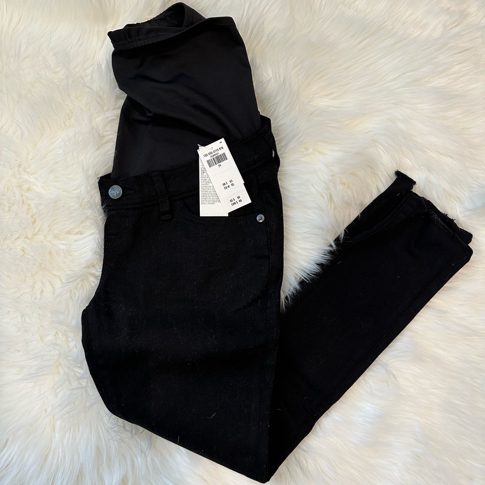 NWT Abercrombie & Fitch Maternity Ankle Jeans 24